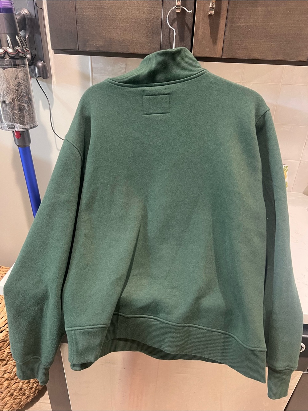 League Forest Green Quarter-Zip Sweatshirt - Picture 5 of 5